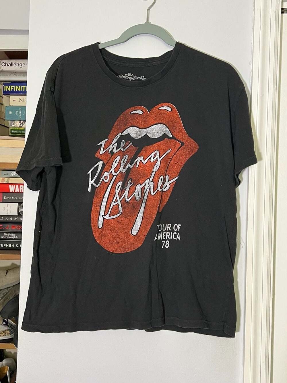 The Rolling Stones Tour Of America 78 Graphic Black T-Shirt
